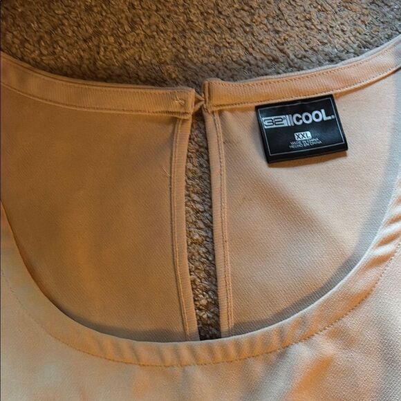 32 Degrees Athletic Cream Sundress Cap Sleeve Mini - Picture 4 of 10